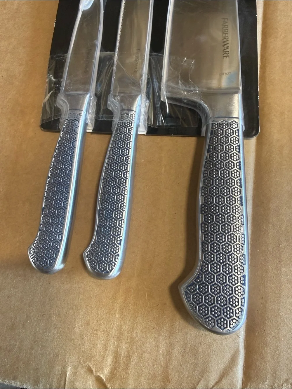 3PC Farberware Professional Chef Knife Set